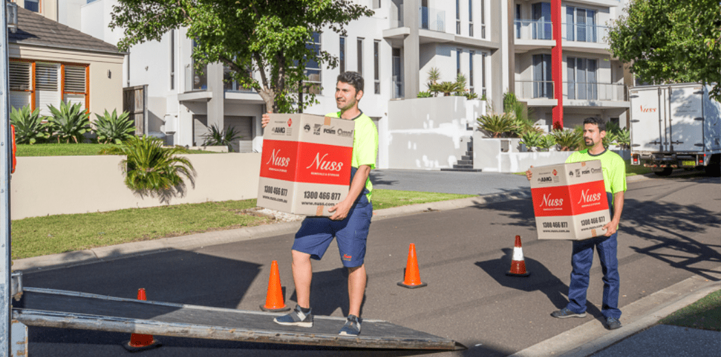 Interstate removalists in Sydney loading a removal truck safely