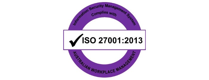 ISO 27001:2013 badge